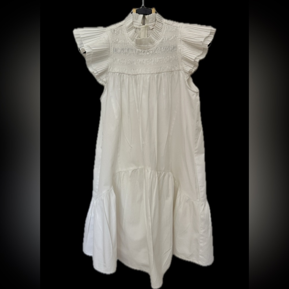 Love The Label Mini Poppy Dress White